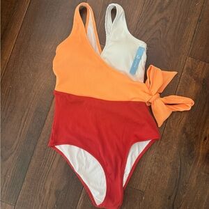 CupShe Colorblock One-Piece Swimsuit